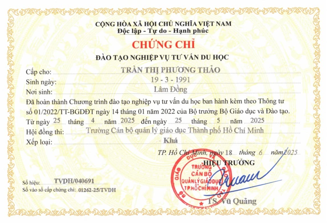 Staff study-abroad consulting certificate - page 2